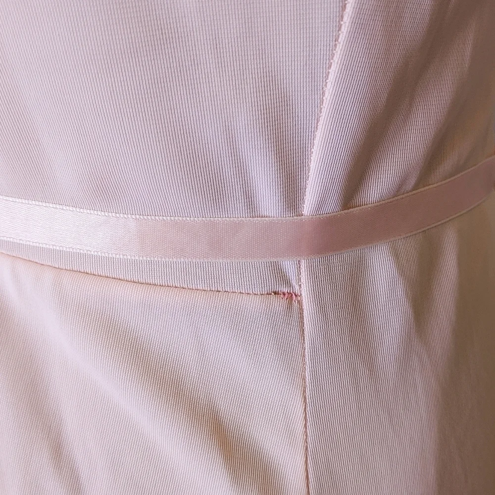 Vintage 60's Artemis Pastel Pink Bias Cut Ballerina Slip Dress - Picture 7 of 14